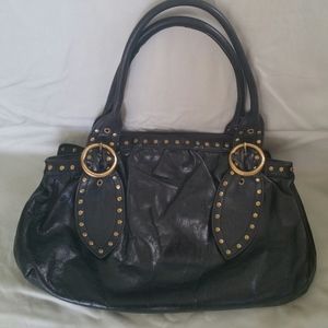 Maxx New York satchel studded leather handbag